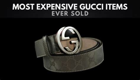 The 10 Most Expensive Gucci Items Ever Sold 